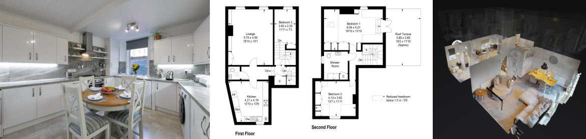 Professional Photographs, Video and Floor Plans
