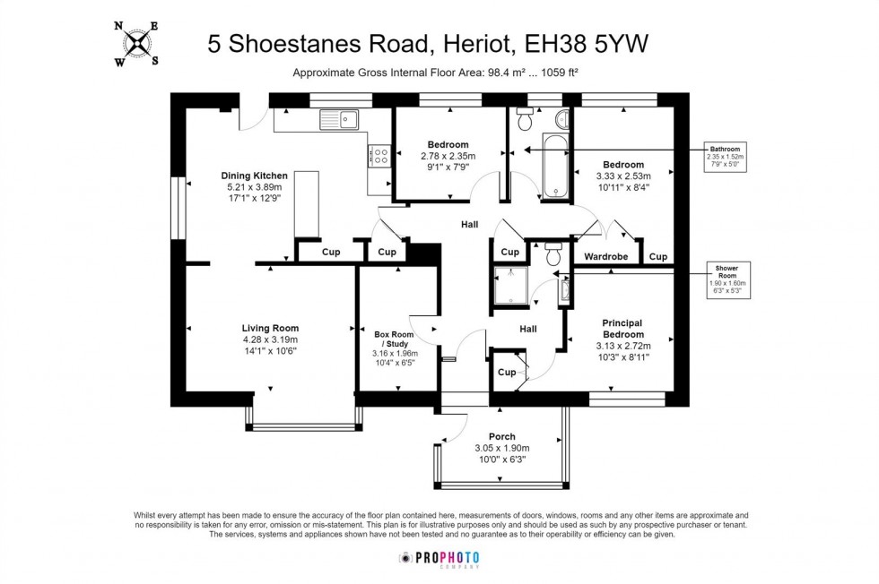 Floorplan for Shoestanes Road, Heriot
