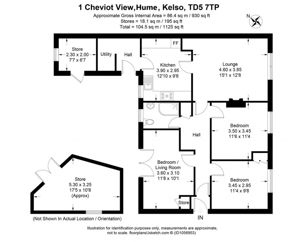 Floorplan for Cheviot View, Hume, Kelso