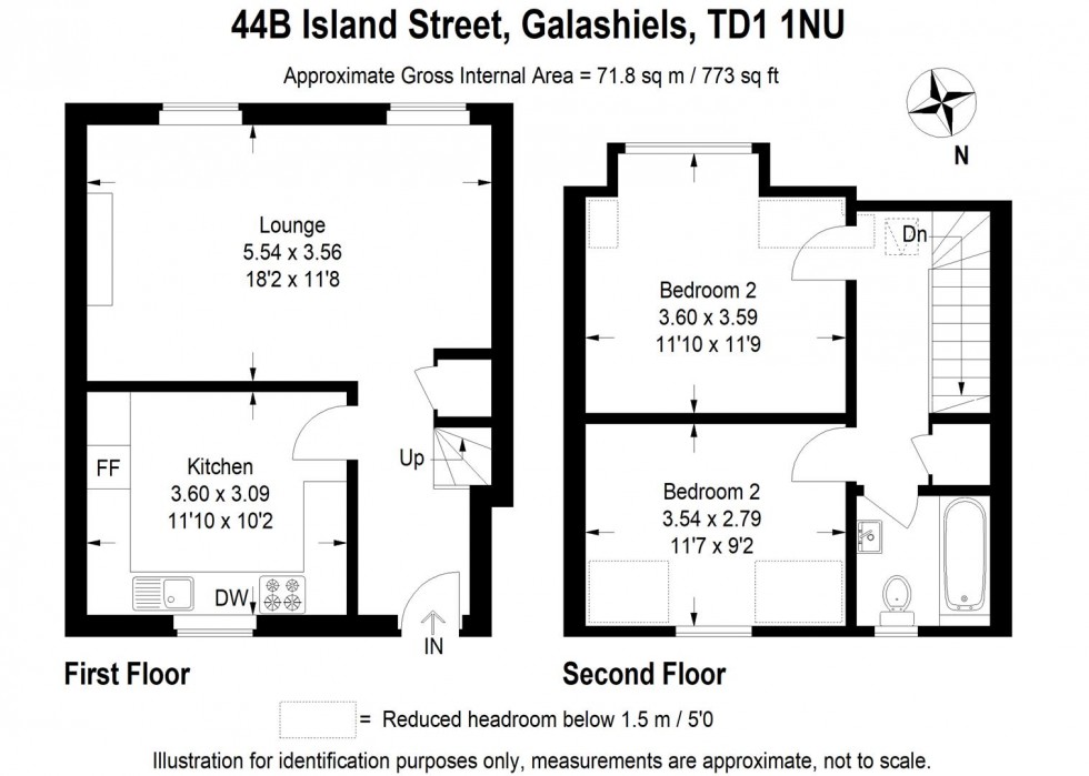 Floorplan for Island Street, Galashiels