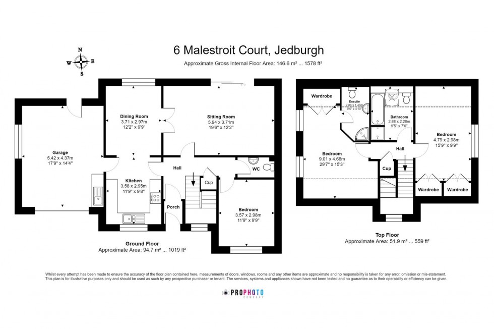 Floorplan for Malestroit Court, Jedburgh