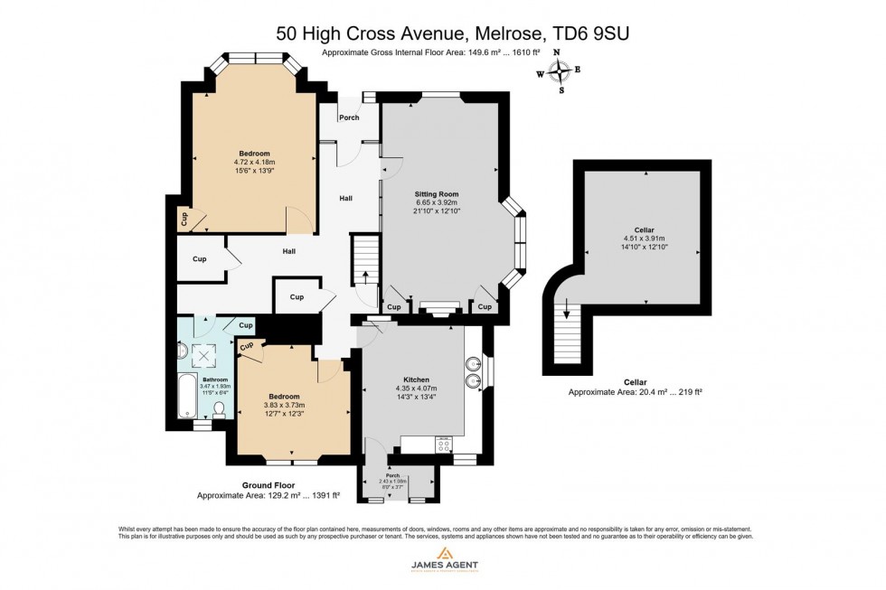 Floorplan for 50 High Cross Avenue, Melrose