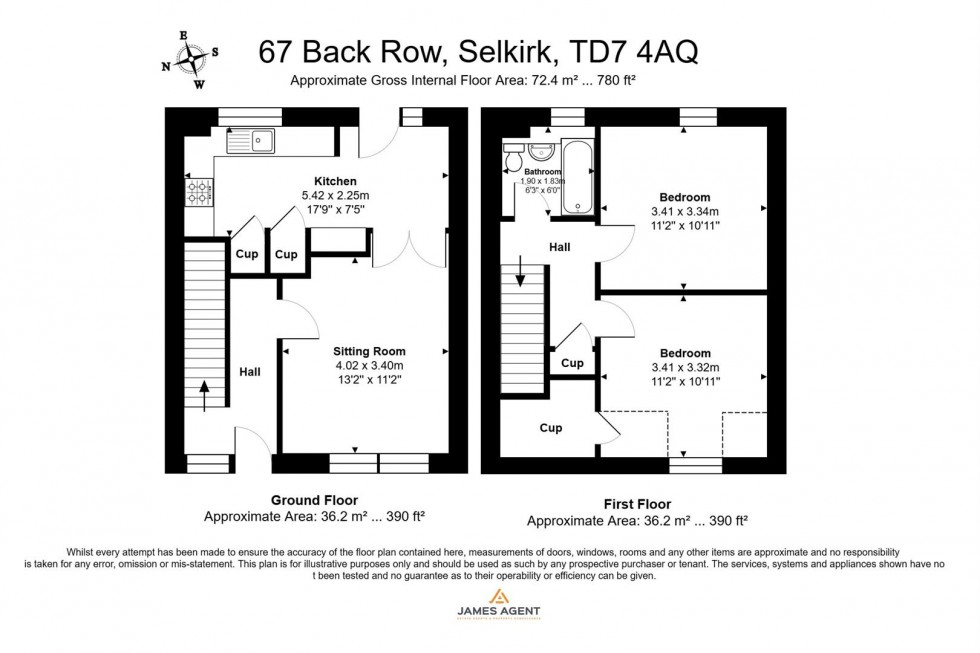 Floorplan for 67 Back Row, Selkirk