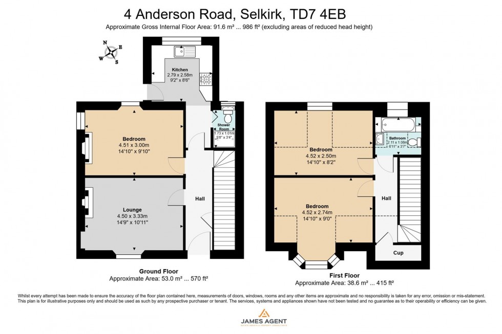 Floorplan for 4 Anderson Road, Selkirk