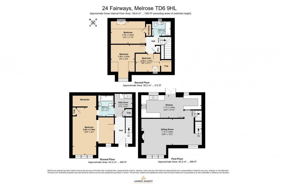 Floorplan for Fairways, Melrose
