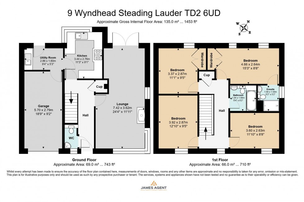 Floorplan for 9 Wyndhead Steading, Lauder