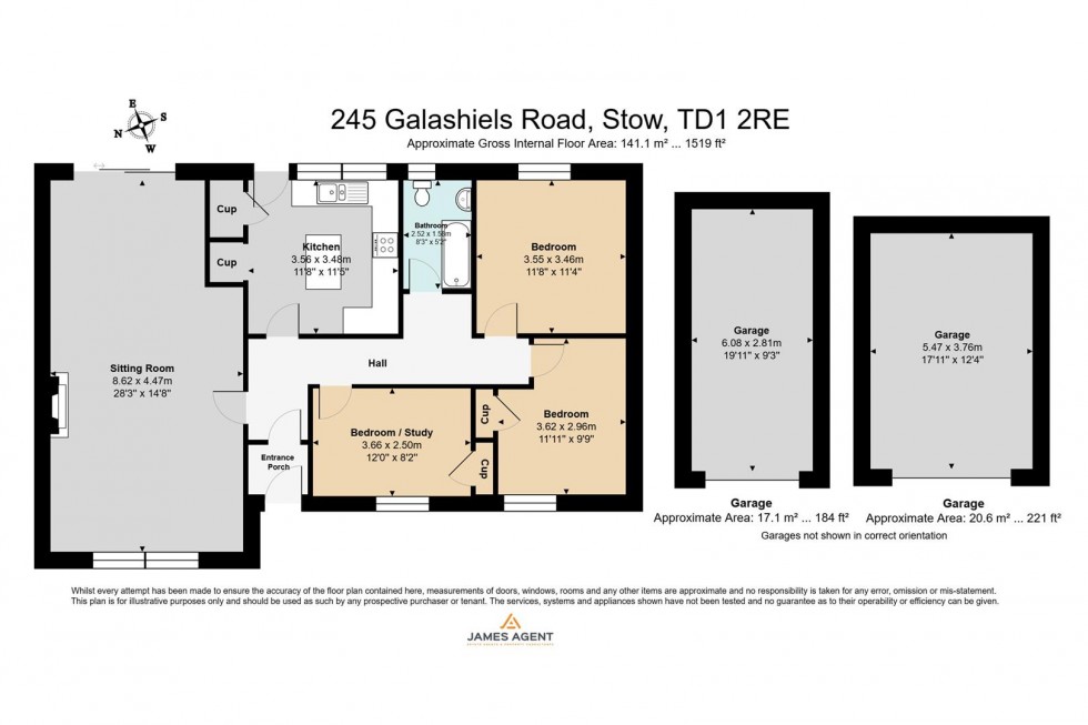 Floorplan for Galashiels Road, Stow