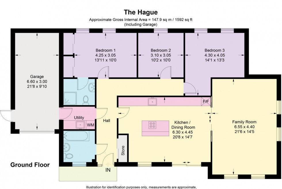 Floorplan for The Hague, Ettrickhaugh Road, Selkirk