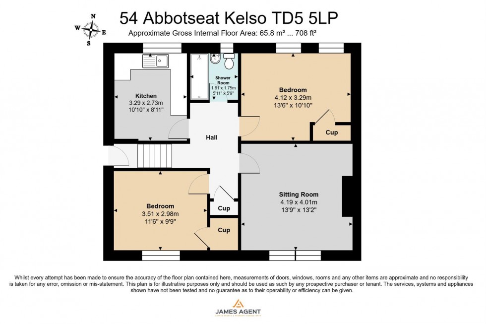 Floorplan for 54 Abbotseat, Kelso