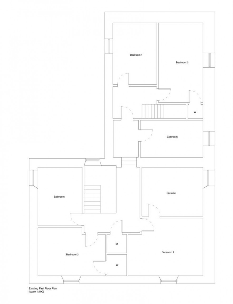 Floorplan for Pusk Farmhouse, Toll Road, Balmullo
