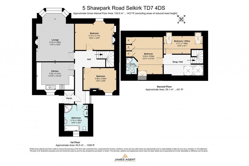 Floorplan for Shawpark Road, Selkirk