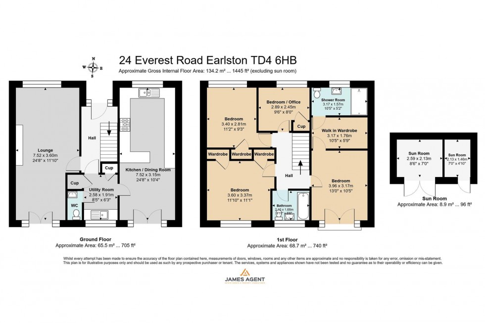 Floorplan for 24 Everest Road, Earlston