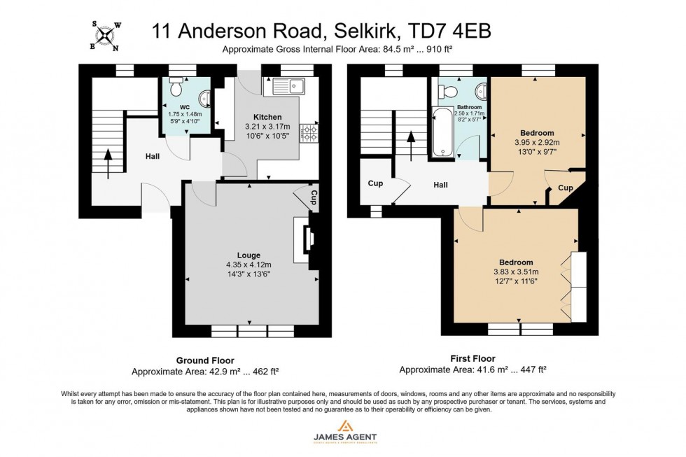 Floorplan for 11 Anderson Road, Selkirk